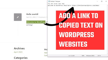 How to Add a Link to Copied Text on WordPress Websites? #WordPress 71