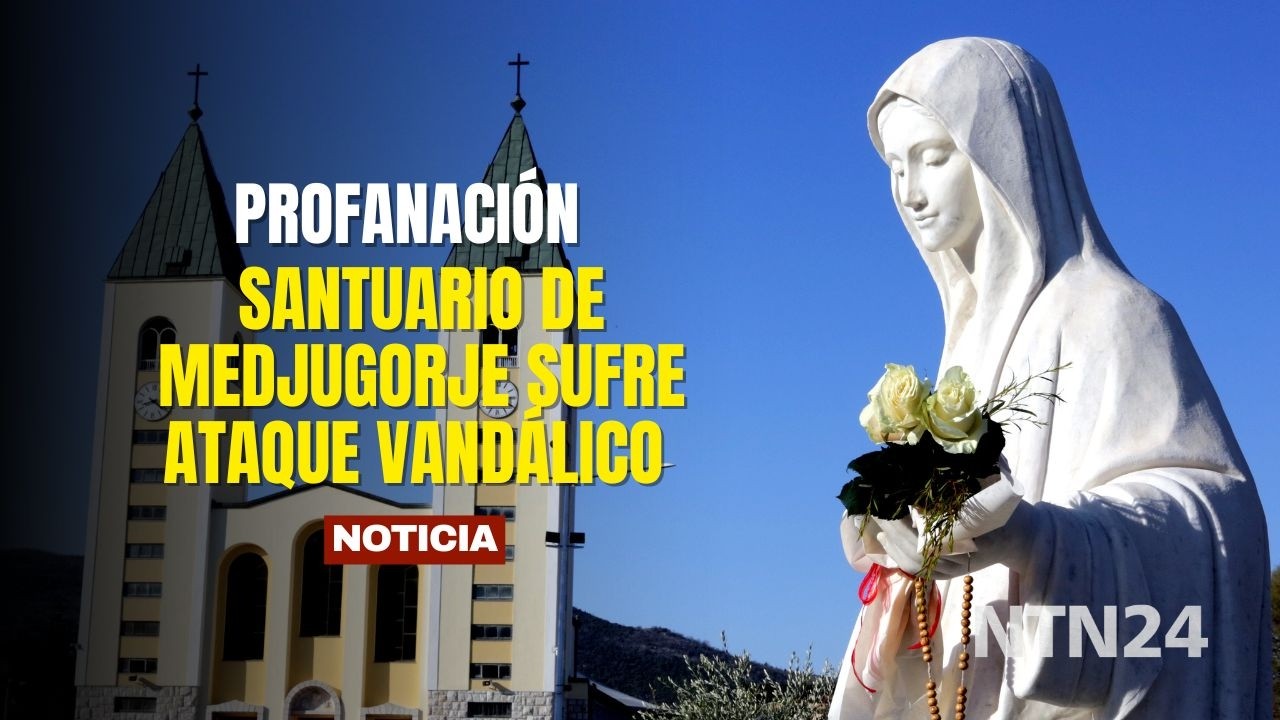 A GUERRA À DESCENDÊNCIA DA MULHER (Ap 12, 17) - Santuário de Medjugorje sofre ataque de vandalismo com fogo: profanação e mensagens ofensivas
