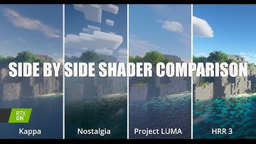 KAPPA vs Nostalgia vs ProjectLUMA vs SEUS PTGI HRR3 | Minecraft RTX