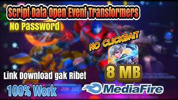 Script Data Open Event Transformers ( 8MB ) || Fix Bug Blackscreen - no Clickbait ( 100% ) work