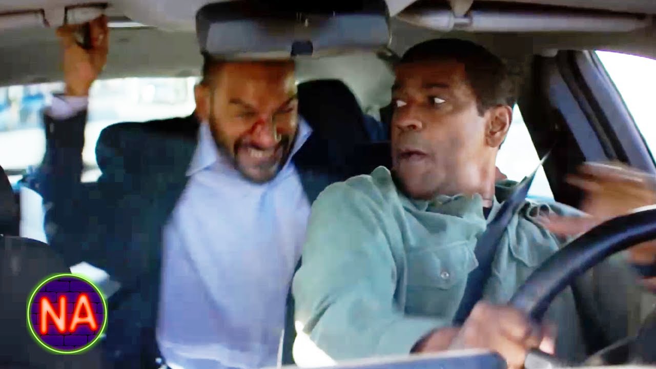 ⁣Denzel Washington VS ATTACKER With KNIFE | The Equalizer 2 (2018) | Now Action
