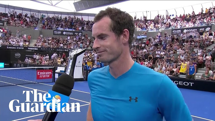 Andy Murray after emotional win: 'I don't know how much longer I'll be playing'