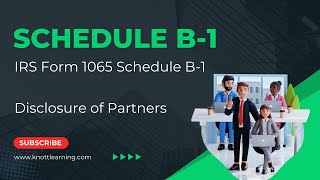 Form 1065 Schedule B1  Disclosure of Partners