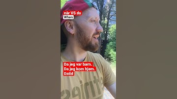 What’s the difference in #danish | når VS da | How to say when in the #danishlanguage | #learndanish