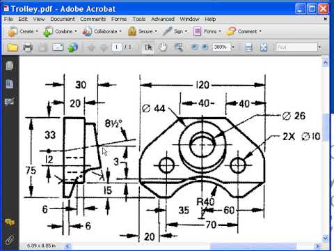 Reference Plane for angled hole