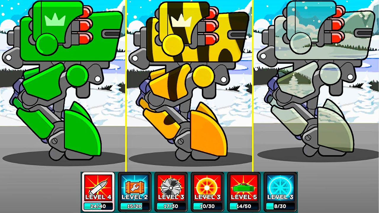 TANK ATLAS ALL SKIN and BOOSTER ! CHALLENGE LEAGUE Hills of Steel / Gameplay Android/iOS