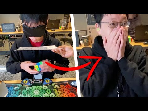 Sub 20 Official BLINDFOLDED Solve