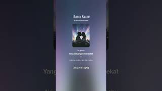 HANYA KAMU - CHONG_HAN | OFFICIAL MUSIC VIDEO | AI TEKNOLOGY✅