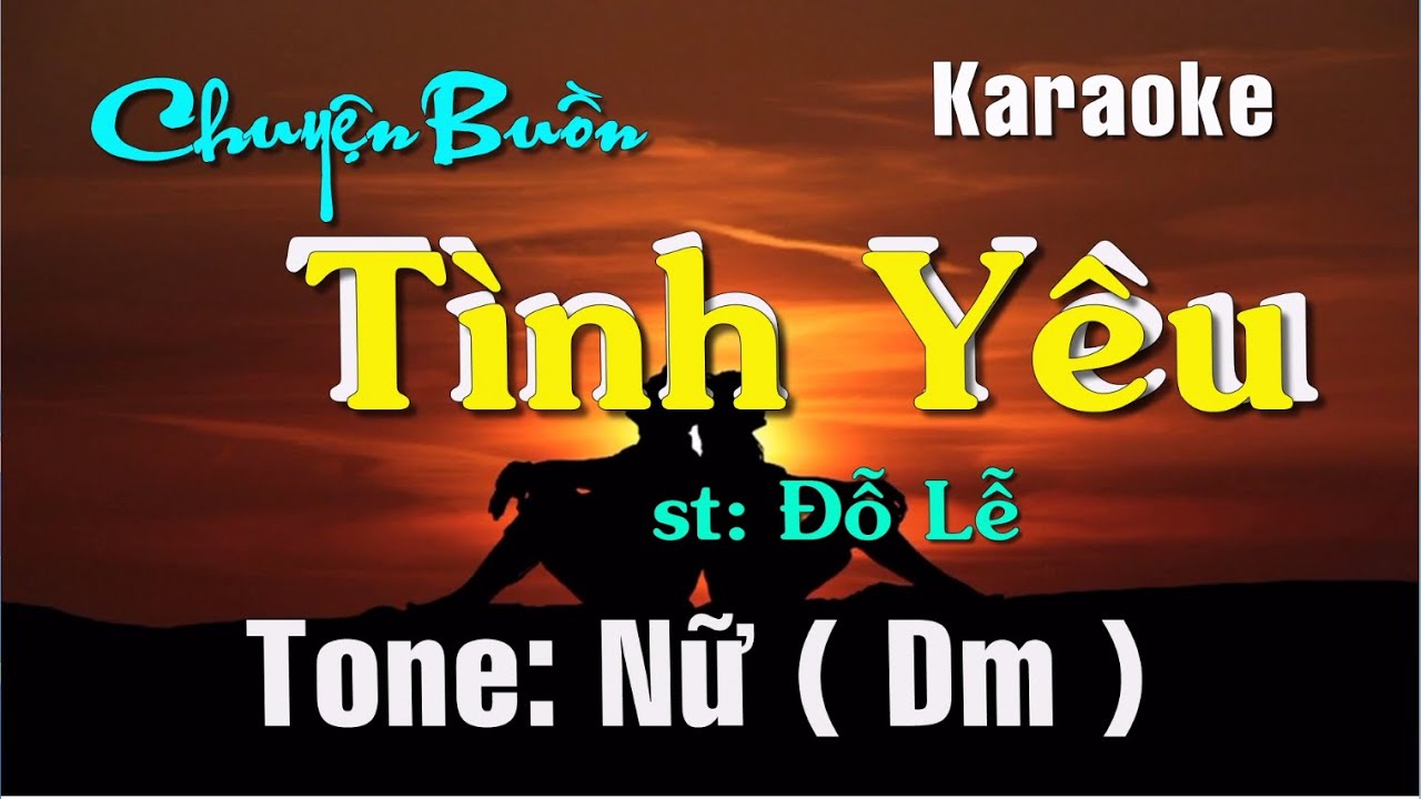 Karaoke - CHIA LY ( Chuyện Buồn Tình Yêu ) - Tone: Nữ ( Dm ) st: Đỗ Lễ