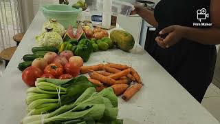 Stay at home mom diaries// how to make ginger and garlic paste// breadcrumbs at home // fruit  haul 