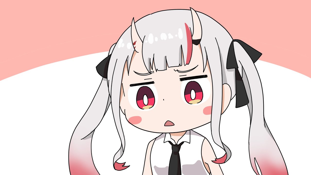 【手描き】居眠りする鷹嶺ルイ、それに気付くころねと気付かないあやめ【ホロライブ】