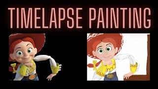 Toy Story, Jessie 🤠 - Timelapse Painting