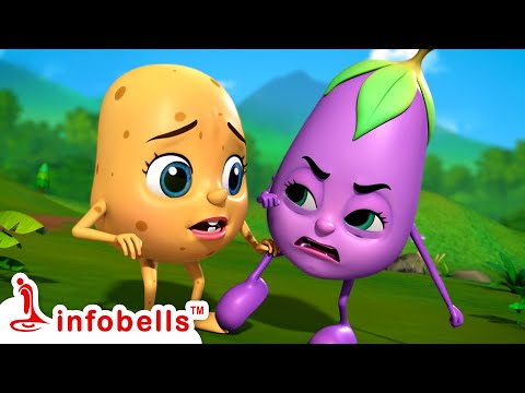 உருளைக்கிழங்கு செல்ல குட்டியின் விளையாட்டு | Tamil Rhymes for Children | Infobells