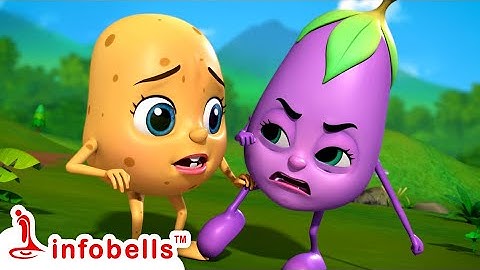 உருளைக்கிழங்கு செல்ல குட்டியின் விளையாட்டு | Tamil Rhymes for Children | Infobells