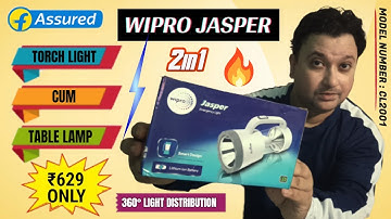 My Thoughts On | 🔥🔥Wipro Jasper Multifunctional Rechargeable Torch & Emergency Lantern