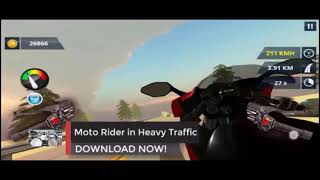 Moto Rider in Heavy Traffic screenshot 2