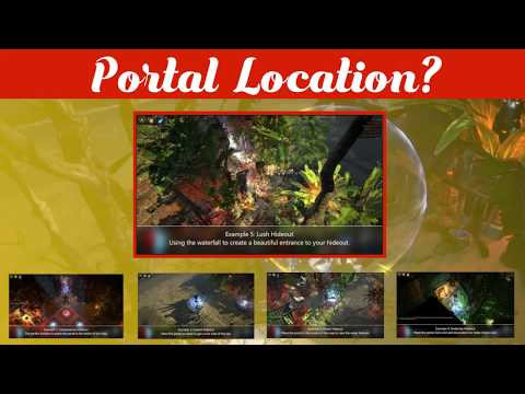 TOP 5 Locations To Place The Portal For Amazing Views of the Hideout - Path of Exile (3.10)