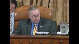 Congressman Geoff Davis' Opening Statement at Hearing on Unemployment Benefit Reforms