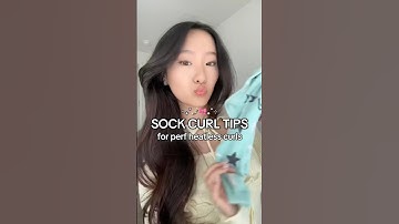 SOCK CURL TIPS THAT WILL GIVE YOU THE PERF HEATLESS CURLS! #sockcurls #hairtutorial #hairtips #hair