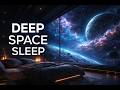 10 Hours of Deep Space Sleep 🌌 Vacuum Sound &amp; 432 Hz | Cozy Spaceship Bedroom