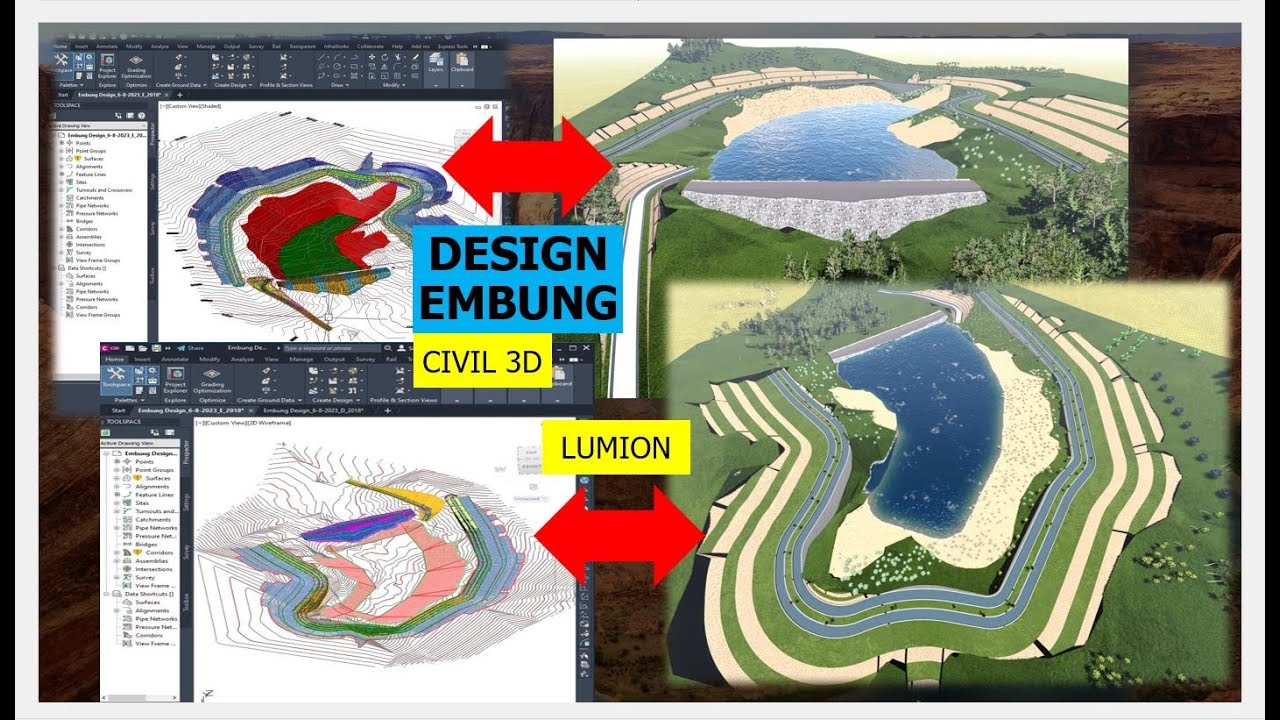 Excel Perencanaan Embung Civil 3D (Template Civil 3D) Lumion Part 6 Excel Perencanaan Embung Civil 3D (Template Civil 3D) Lumion Part 6