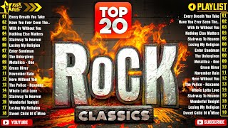 Best Classic Rock Songs Of All Time 🎧 Guns N' Roses, Nirvara, Metallica, Queen, Bon Jovi, AC/DC, U2