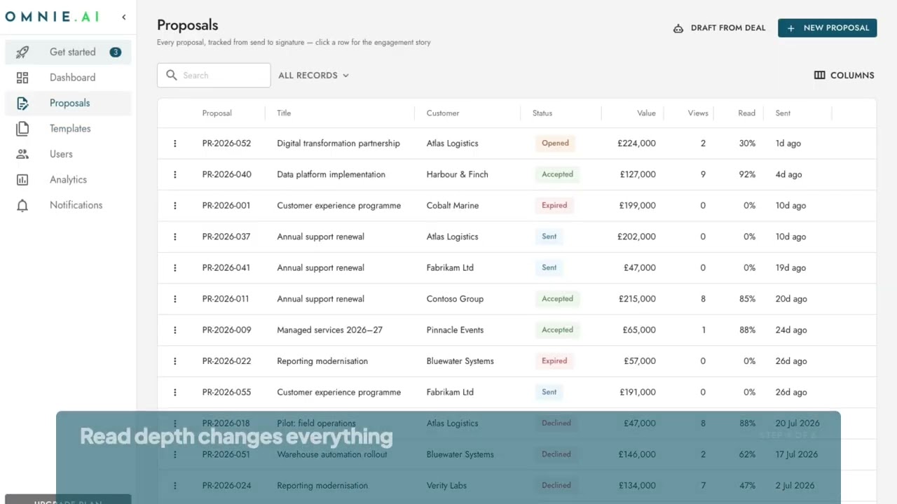 Umbriel: Proposal Manager video