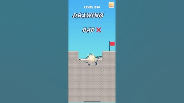 draw bridge puzzle game play level 614🚘 #gaming #drawing #Shorts