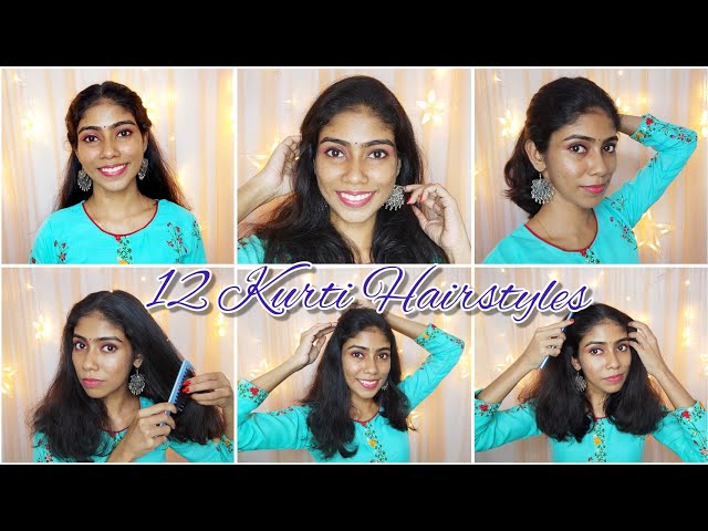 Neshafashion. - hy beauties if you are always confused which hairstyle suit  on you when you wear kurti/kurta so dont worry try these simple easy  hairstyle. . for more detail and new