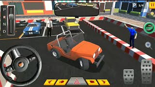 Dangerous Car Parking Test🚳 using Old Jeep Car ✨Car Parking 3D Pro : City Car Driving screenshot 3