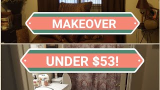 Bedroom & Bathroom Makeover UNDER $53(decor by Croscill)