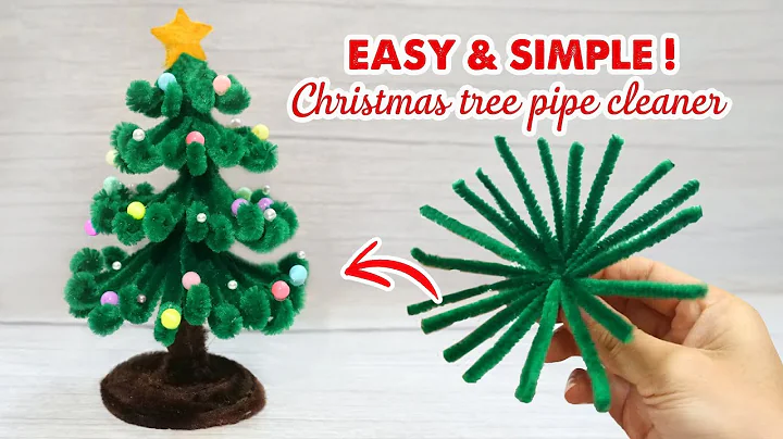 🎄Easy & Simple DIY Christmas Tree You Must Try ! | Pipe cleaner Christmas crafts