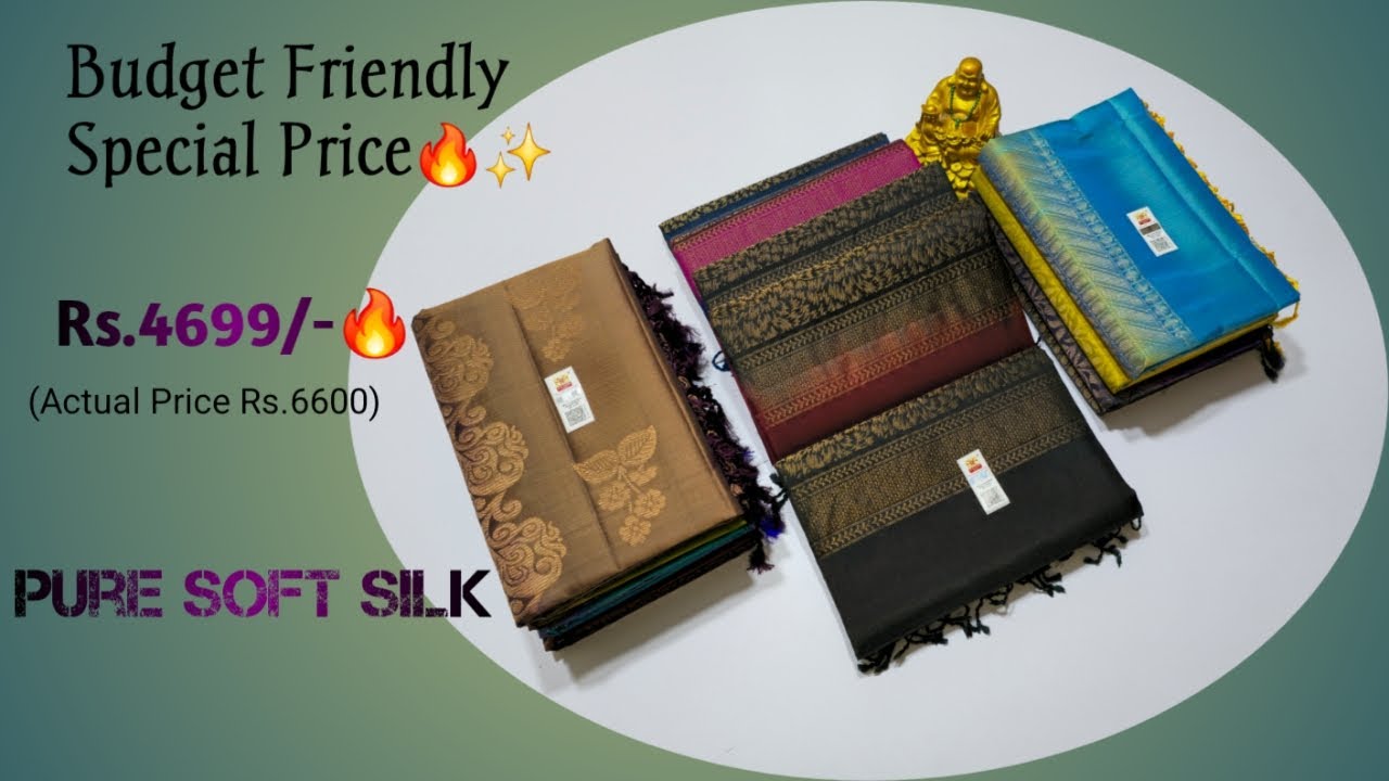 Affordable Very Special Price Rs.4699🔥 | Classy Look Budget Friendly Silk Sarees | The Best Shop