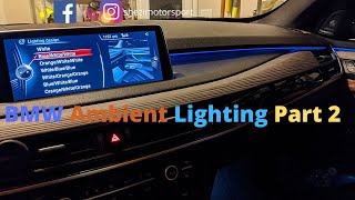 BMW Ambient Light Coding Part 2 for F15/F16 using bimmercode screenshot 5
