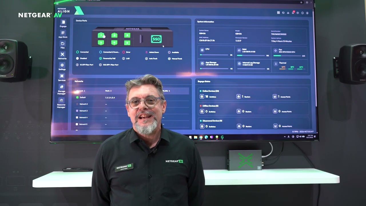 Inside the NETGEAR AV booth at IBC: Meet the NETGEAR Align Controller