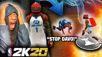 Breaking Ankles with my DEMIGOD PLAYMAKING GLASSCLEANER at the 1v1 RUSH EVENT on NBA 2K20!