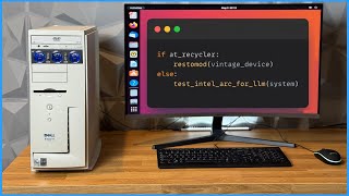Retro Dell Sleeper Build with Intel Arc & Ryzen 5 For Local LLM