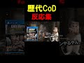 歴代CoDの反応を集めてみた。【CoD】