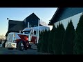 Trucking vlog  a day in the life of a truck driver   delivering to a horse farm 