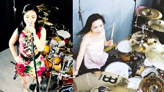 Guns N' Roses - Sweet Child O' Mine Drum and Vocal cover by Ami Kim