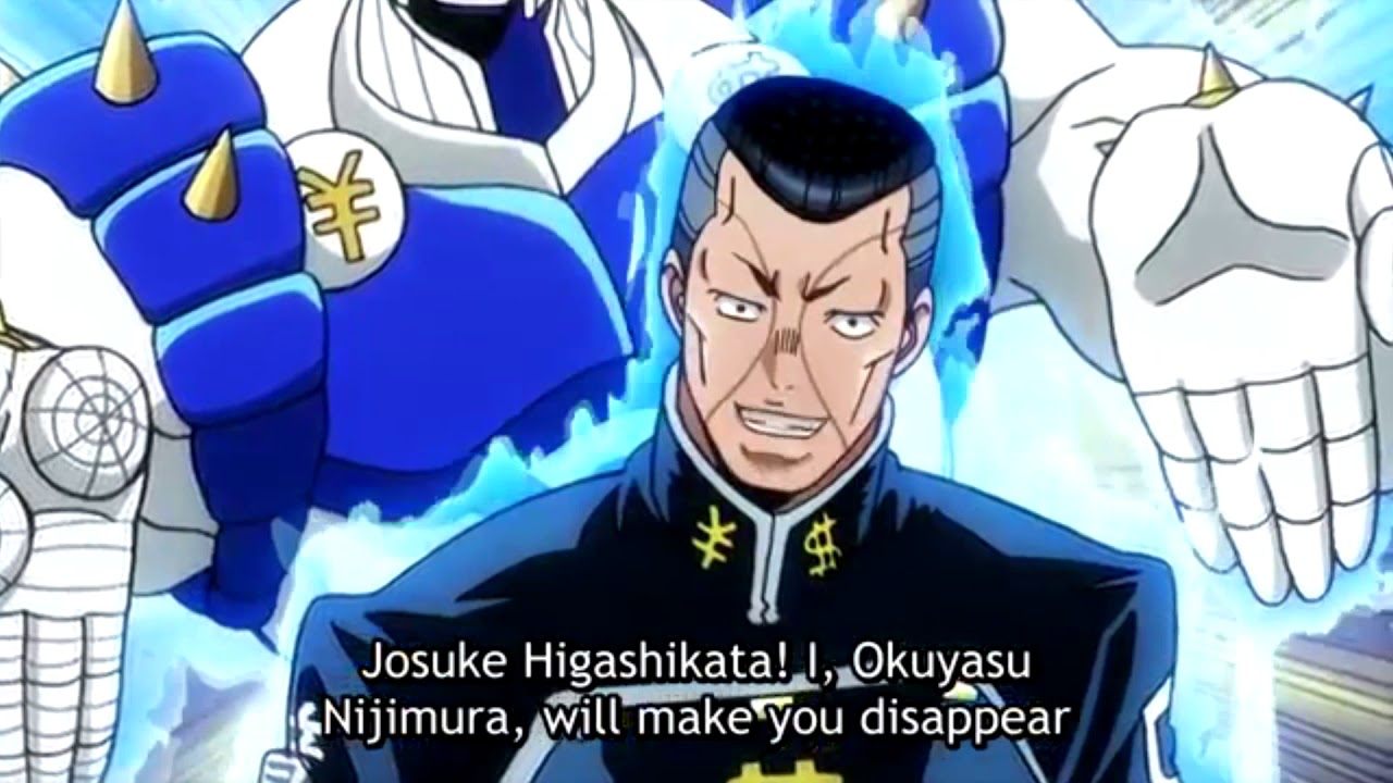 Higashikata Josuke Omae Wa Kono Nijimura Okuyasu No Za Hando Ga Kesu Full Line Youtube - oi josuke roblox id