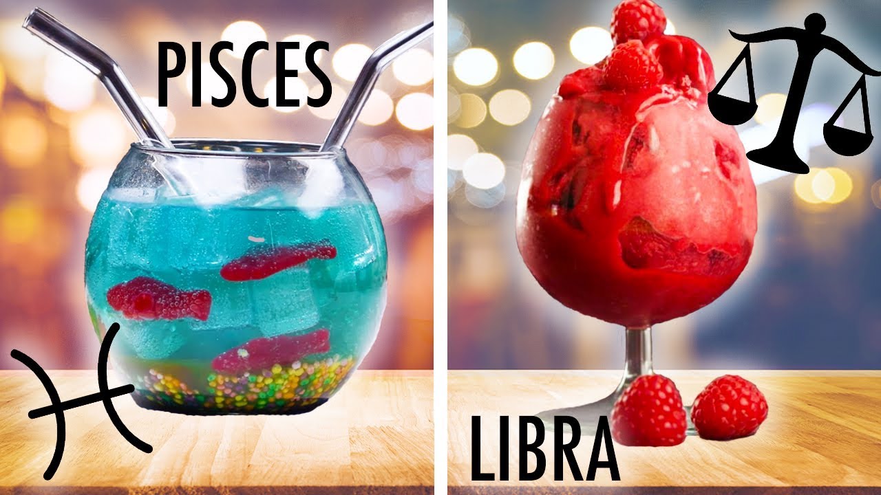 12 Astrology Cocktails Based on the 12 Zodiac Signs | Creative DIYs and Hacks by So Yummy