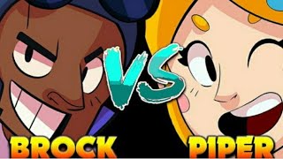 Rap Brawl Stars Piper Vs Brock Youtube - brawl stars piper e brown