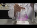 Titration using phenolphthalein