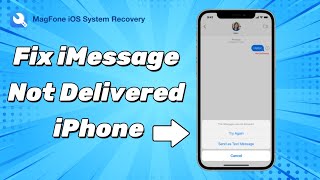 How to Fix iMessage Not Delivered iPhone | MagFone