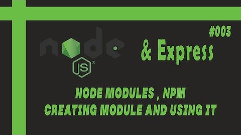 Mastering Node.js Modules: Building Your Own & Navigating npm | Beginner