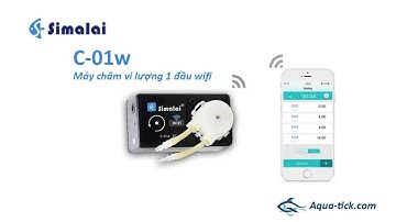 Simalai C01w | máy bơm vi lượng tự động cho bể cá biển, bể thủy sinh  #aquarium  #dosingpump