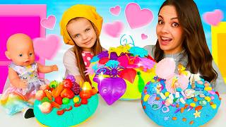 Atelier pâtisserie avec Maya et Lina. Jeux créatifs. Pour les enfants screenshot 1