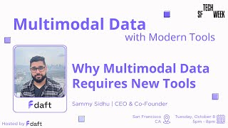 Why Multimodal Data Requires New Tools