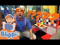 Blippi Learns About Jobs At An Indoor Playground! | Educational Videos For Kids